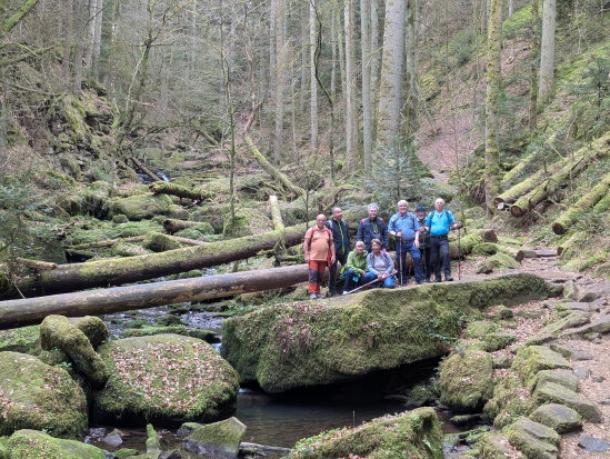 Wanderung mit Übernachtung, 
Monbachtal Bad Liebenzell
13. April 2025